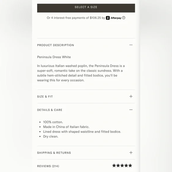 NWT Jenni Kayne Peninsula Dress in Navy - Picture 10 of 15